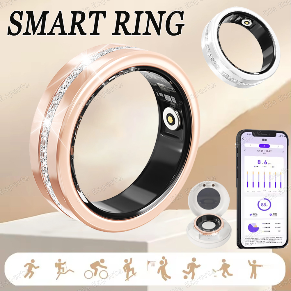 Smart Ring Health Tracker Heart Rate Sleep - Inteligentny pierścień 2026 dla kobiet i