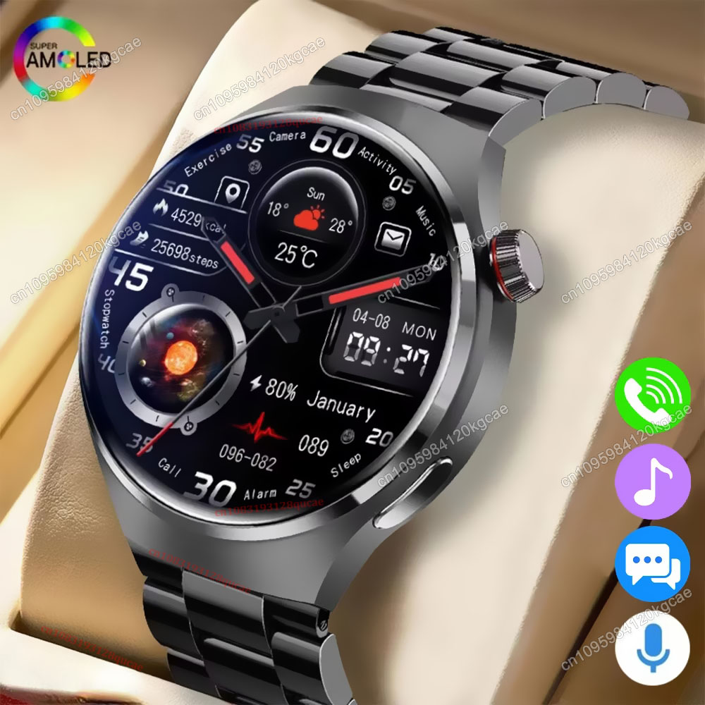 Smart Ring Step Calorie Fitness Monitor - Nowy męski smartwatch 2026 z wyświetlaczem