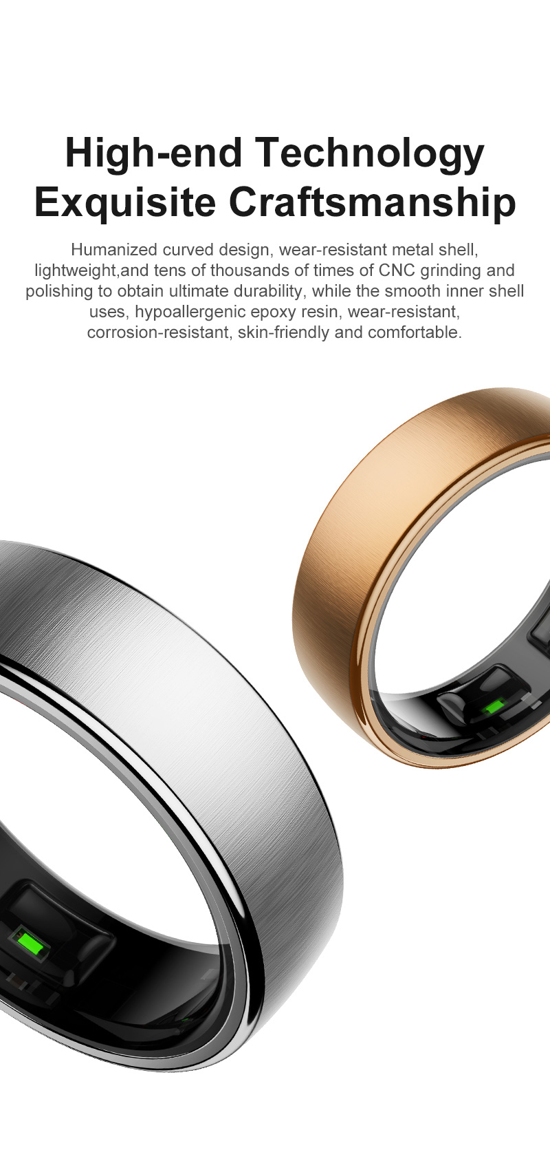 2025 mężczyźni kobiety intelig – Smart Ring Blood Oxygen Temperature Sensor recenzja i cena