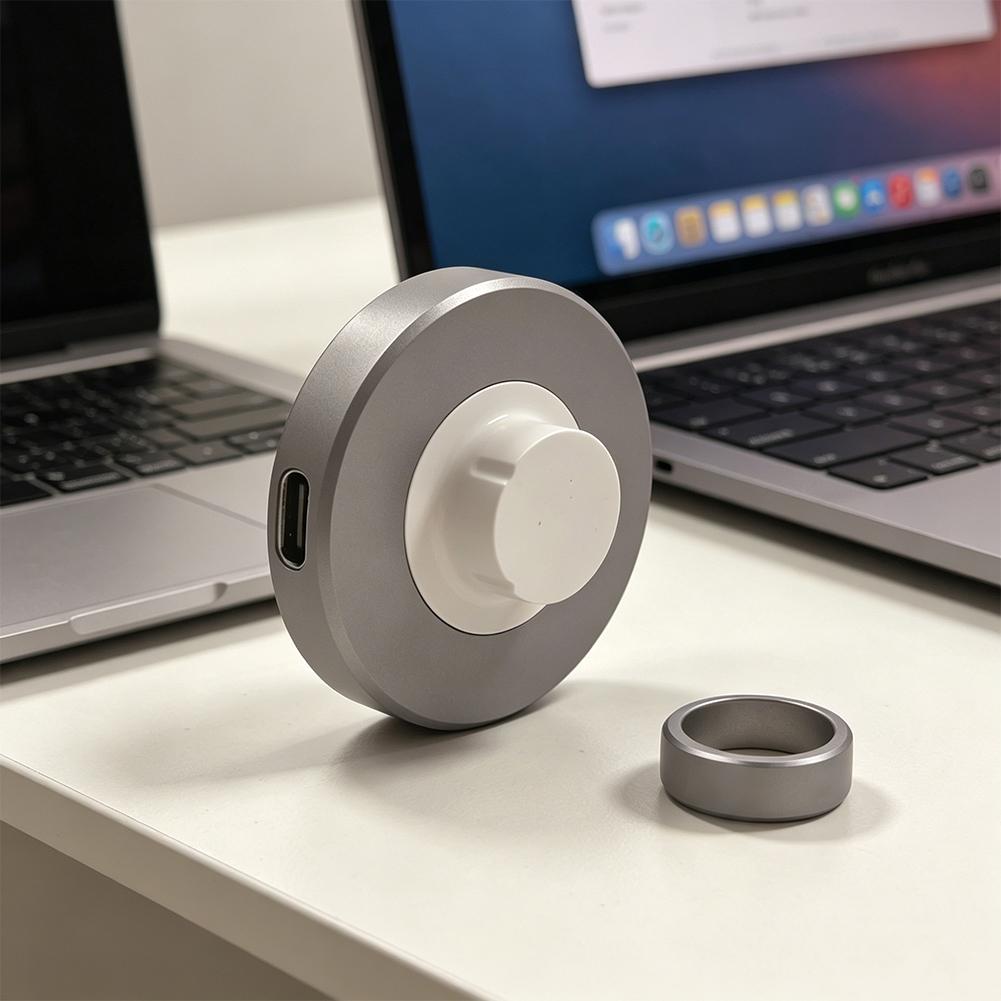 Przenośna stacja ładująca USB  – Smart Ring Wireless Magnetic Charger Dock recenzja i cena