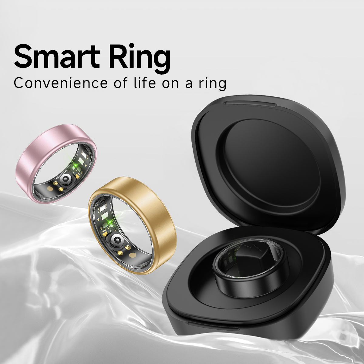 Najnowszy inteligentny pierści – Smart Ring Health Tracker Heart Rate Sleep recenzja i cena
