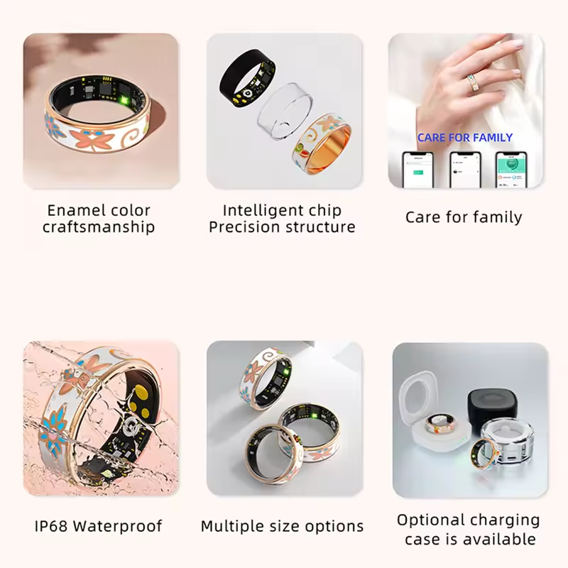 Inteligentny pierścień 20mAh R – Smart Ring Step Calorie Fitness Monitor recenzja i cena