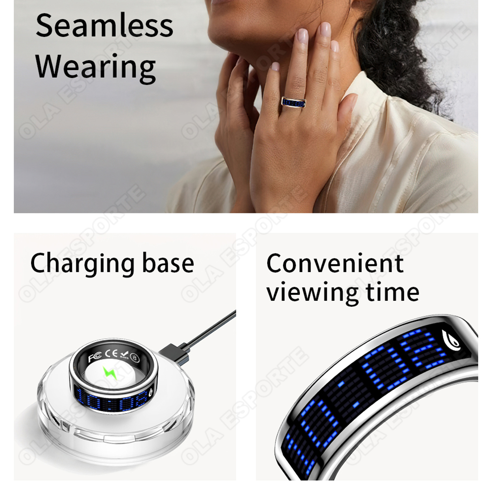 Nowy inteligentny pierścień z  – Smart Ring Step Calorie Fitness Monitor recenzja i cena