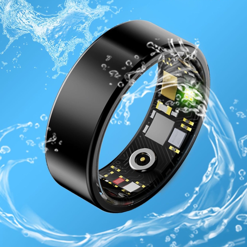 Damski Męski Modny Inteligentn – Smart Ring Step Calorie Fitness Monitor recenzja i cena
