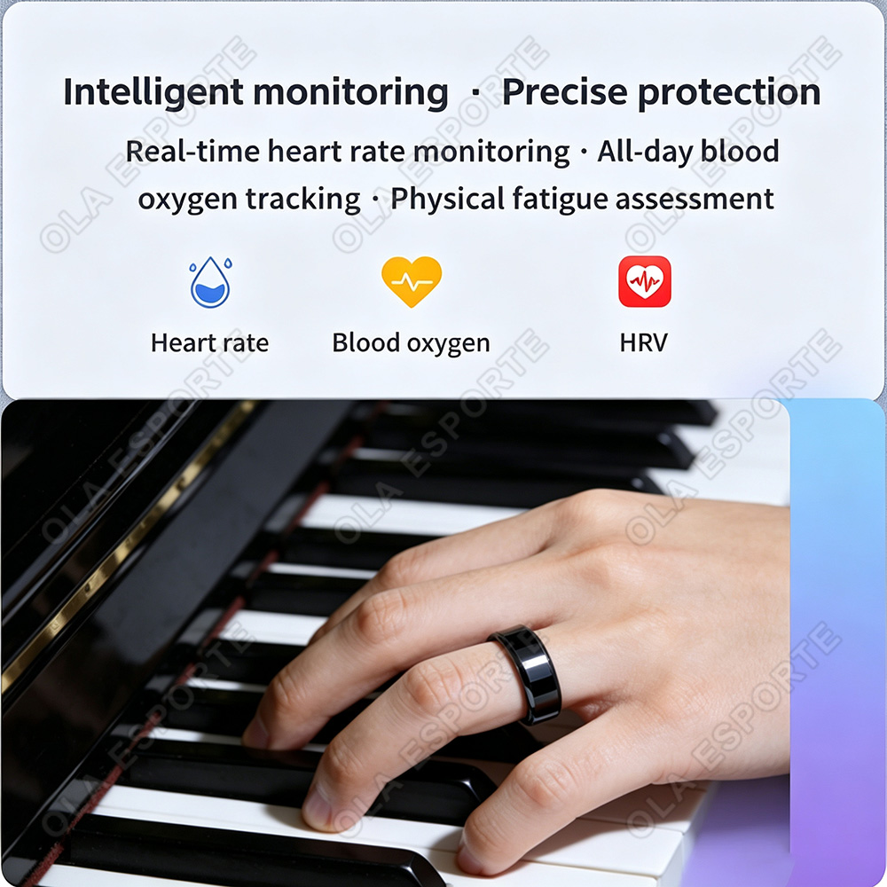 Ceramiczny inteligentny pierśc – Smart Ring Health Tracker Heart Rate Sleep recenzja i cena