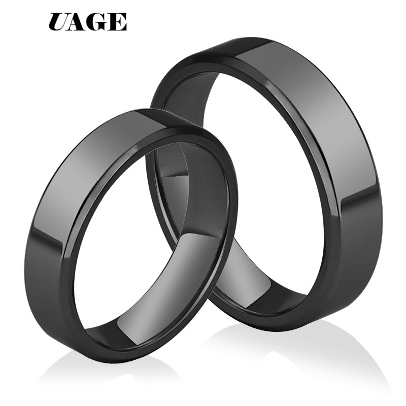 UAGE wysokiej jakości tytanowe – Smart Ring Stainless Steel Black Gold recenzja i cena