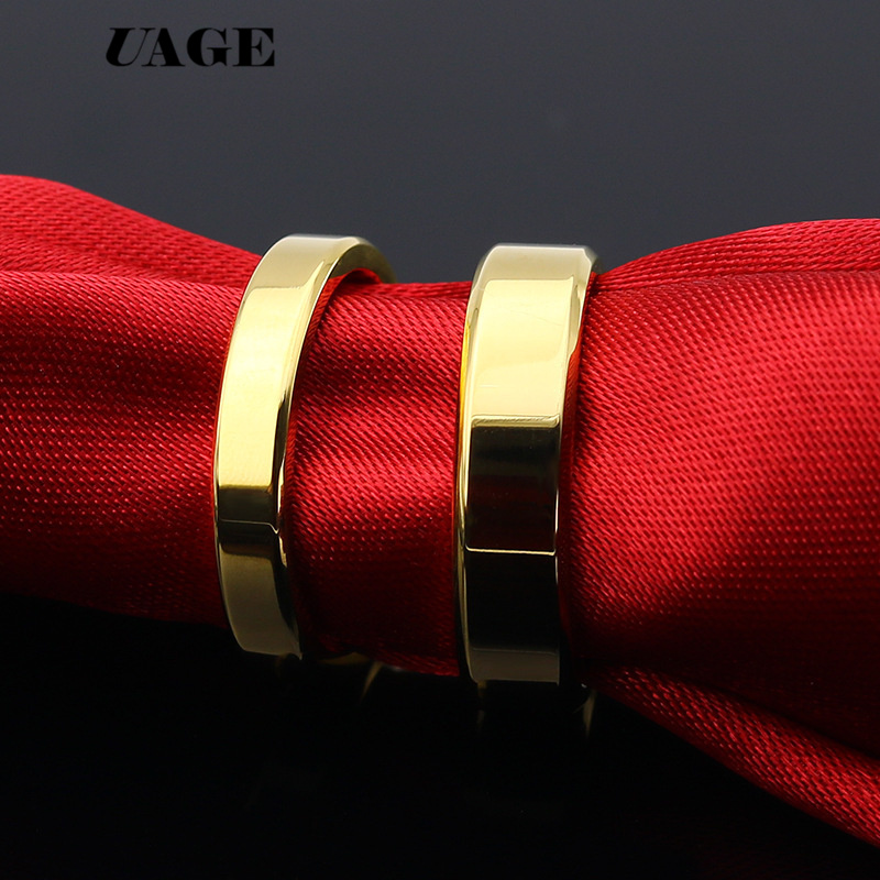 UAGE wysokiej jakości tytanowe – Smart Ring Stainless Steel Black Gold recenzja i cena