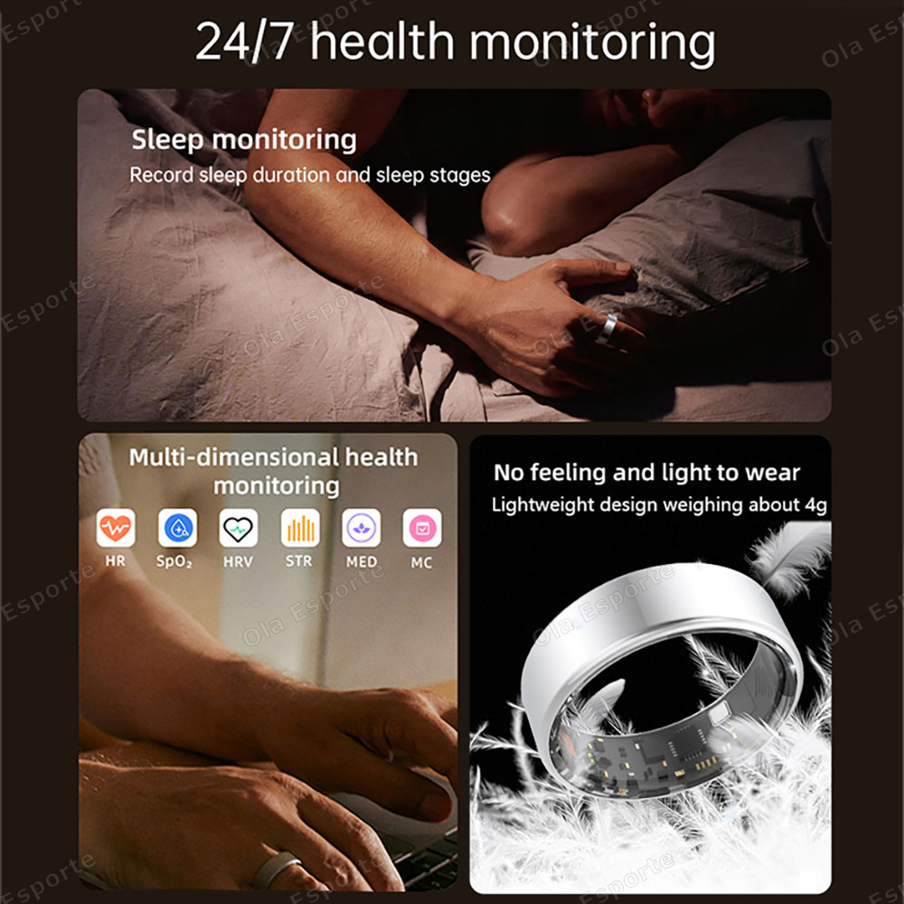 Inteligentny pierścień fitness – Smart Ring Step Calorie Fitness Monitor recenzja i cena