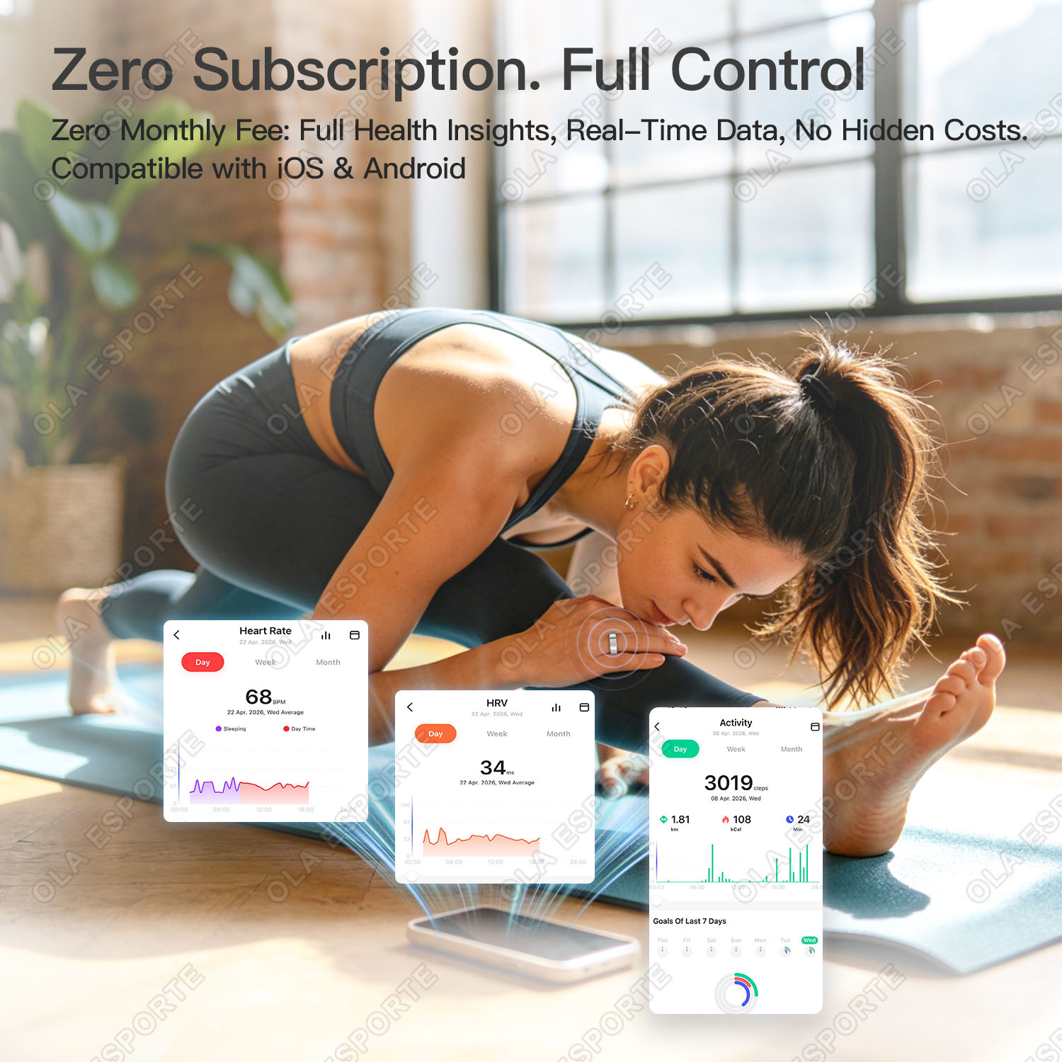 Nowy inteligentny pierścień na – Smart Ring Step Calorie Fitness Monitor recenzja i cena