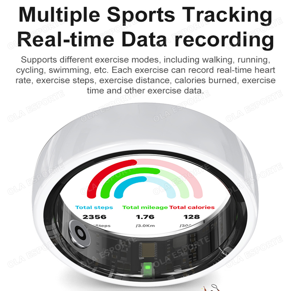 Ceramiczny inteligentny pierśc – Smart Ring Health Tracker Heart Rate Sleep recenzja i cena