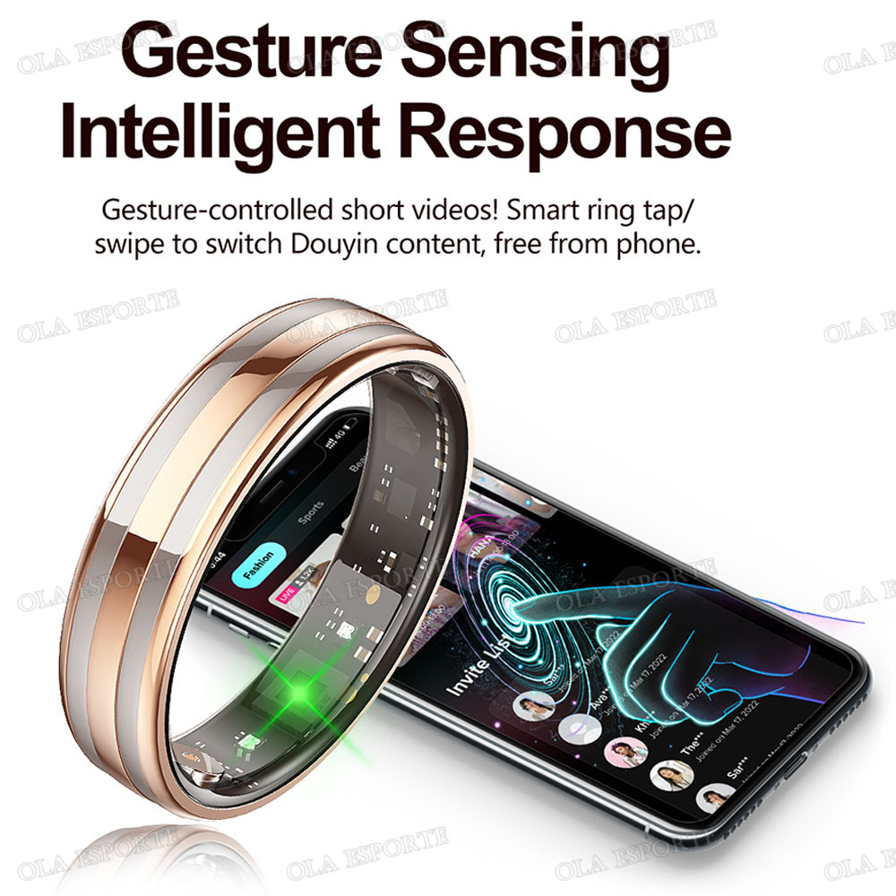 Inteligentny pierścień z czujn – Smart Ring Health Tracker Heart Rate Sleep recenzja i cena