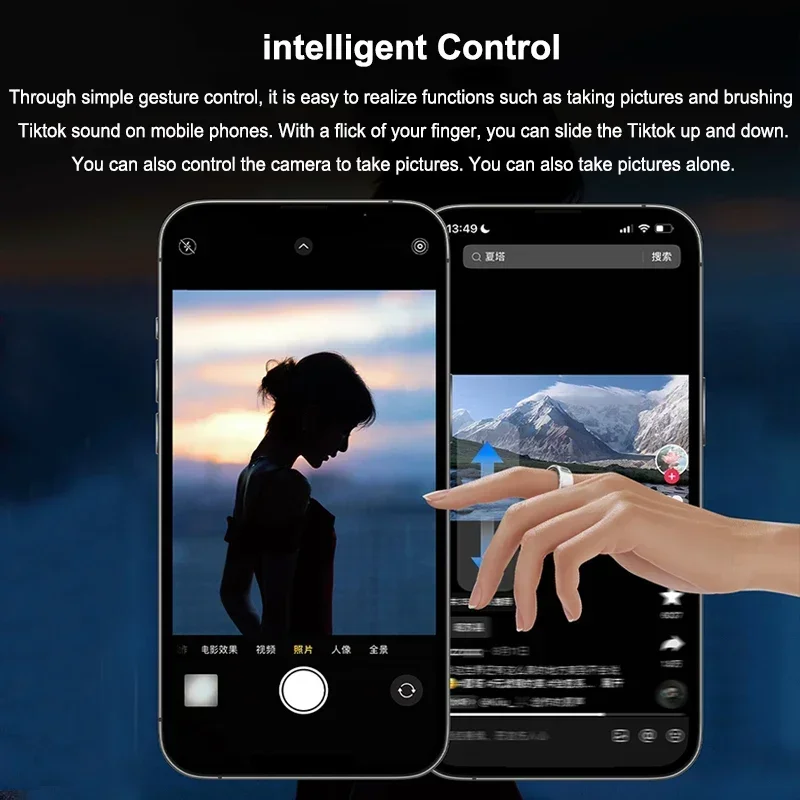 Inteligentny pierścień dla męż – Smart Ring Health Tracker Heart Rate Sleep recenzja i cena