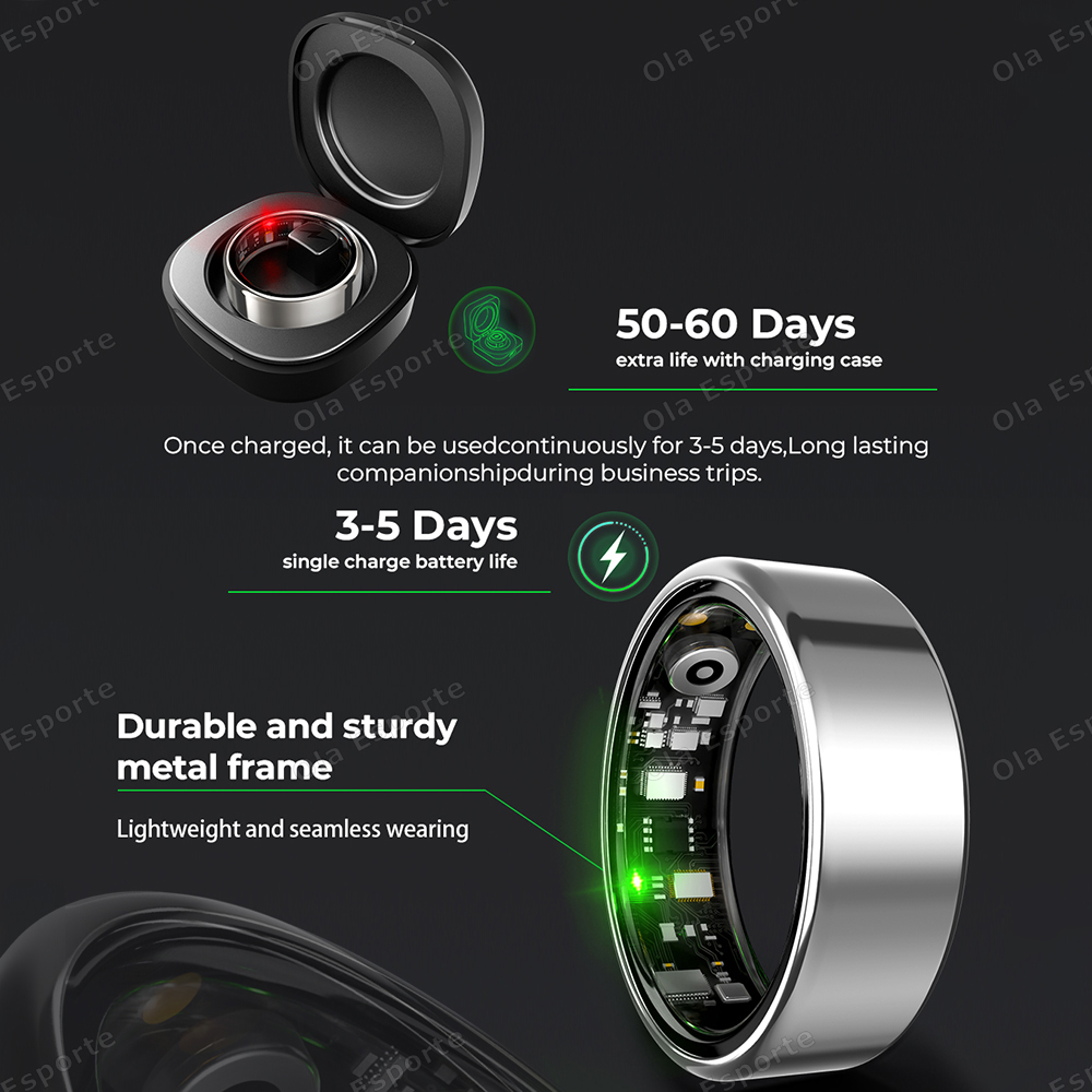 Inteligentny pierścień monitor – Smart Ring Health Tracker Heart Rate Sleep recenzja i cena