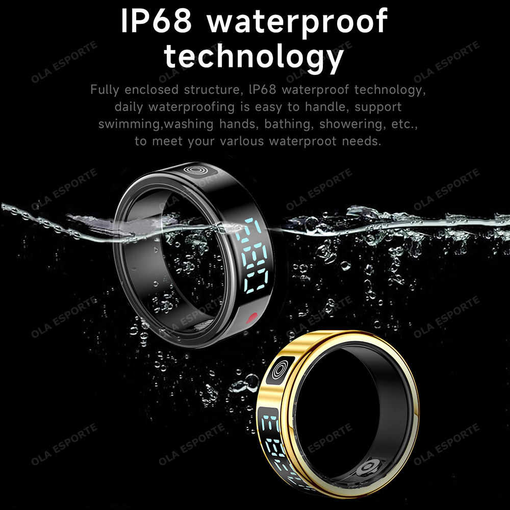 Inteligentny pierścień z wyświ – Smart Ring Step Calorie Fitness Monitor recenzja i cena